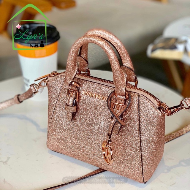 Túi Michael Kors Ciara Giftables nhỏ xinh lóng lánh kim sa