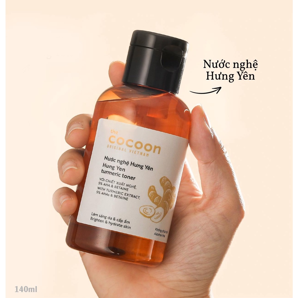 [HÀNG TẶNG KHÔNG BÁN] - Toner Nước nghệ Hưng Yên cocoon 140ml