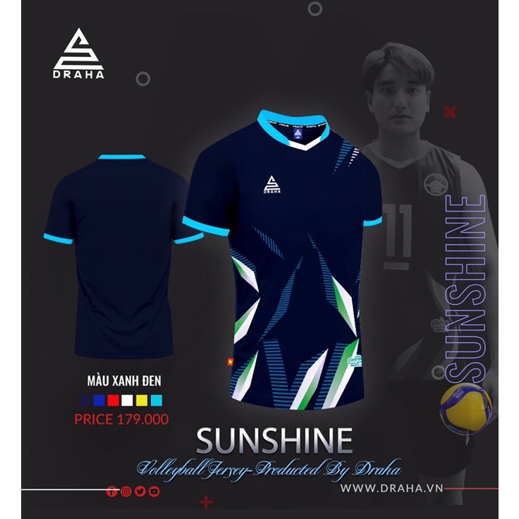 Bộ quần áo bóng chuyền Nam mã mới sunshine.kèm hình thật  Nhắn tin nội dung in ấn cho shop.