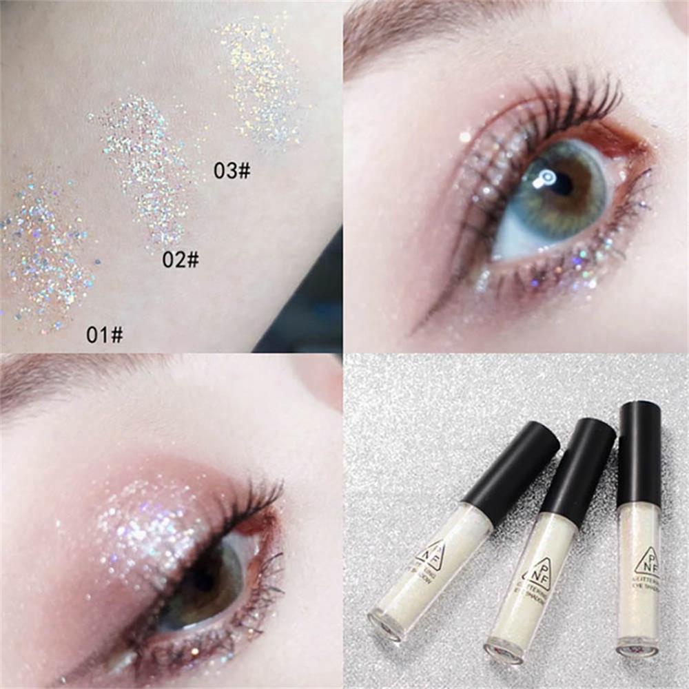 [Hàng mới về] Bút kẻ mắt lỏng ánh nhũ lấp lánh chống thấm nước và giữ màu lâu trôi