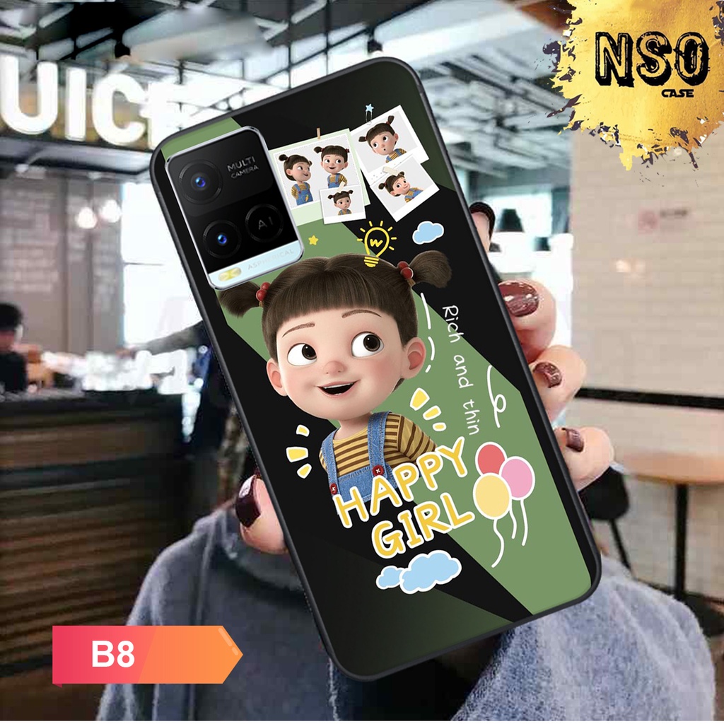 [HÀNG MỚI HOT] Ốp Lưng Vivo Y21 - Y21s In Hình Girl Siêu Cute Đẹp