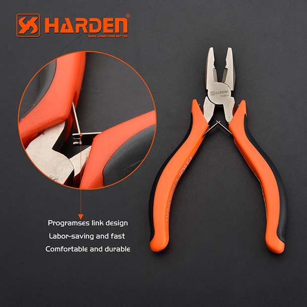 Kìm điện mini 4.5&quot; ( 115mm ) Harden đa năng tiện dụng - Hàng nhập khẩu Châu Âu