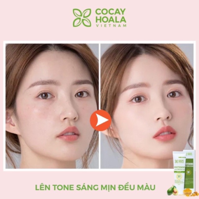 Kem Chống Nắng Bơ Nghệ 3in1 - Kiềm dầu, Chống thấm nước, thay kem nền trang điểm, nâng tông da - Cỏ Cây Hoa Lá 30g | BigBuy360 - bigbuy360.vn