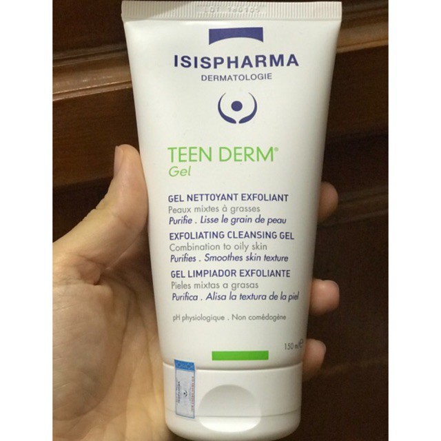  Gel Rửa Mặt Ngăn Ngừa Mụn Isis Pharma Teen Derm Gel (150ml) - 0513528 | BigBuy360 - bigbuy360.vn