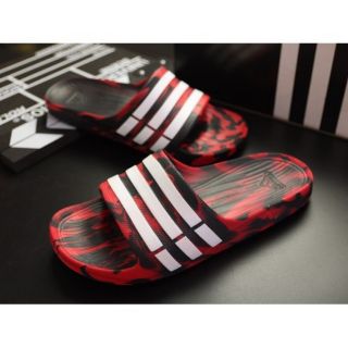 Dép lê nam chống thấm nước màu loang đỏ trắng