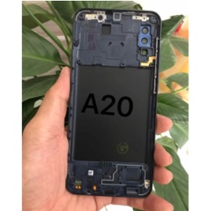 Bộ vỏ SAMSUNG A20 , Zin, Chính hãng
