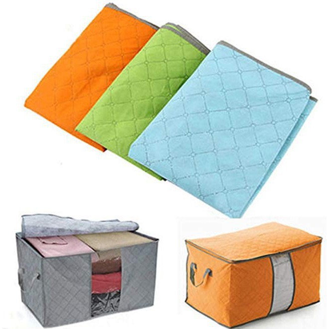 Túi Đựng Chăn Màn, Mền Gối, Quần Áo Chống Ẩm Mốc - Hộp Đựng Đồ Dùng Bằng Vải Không Dệt