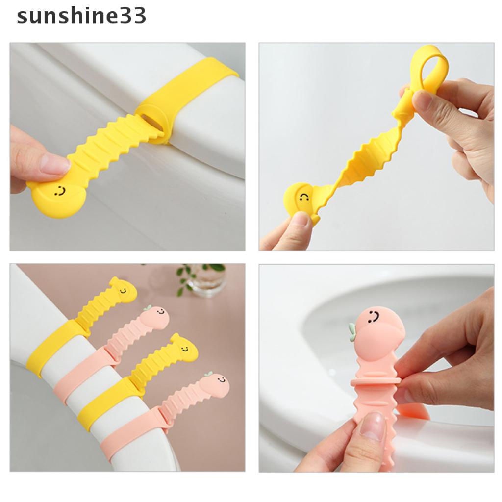 Tay Nắm Silicone Chống Vi Khuẩn Cho Nắp Bồn Cầu Có Thể Điều Chỉnh