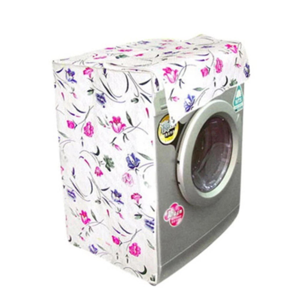 Túi phủ máy giặt cửa trước loại dày to 61x64x90 bảo vệ máy giặt khỏi bụi bẩn nilon PEVA không thấm nước bền đẹp vệ sinh