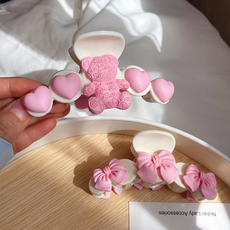 Kẹp Tóc Hình Hoạt Hình Đơn Giản Xinh Xắn Cho Nữ