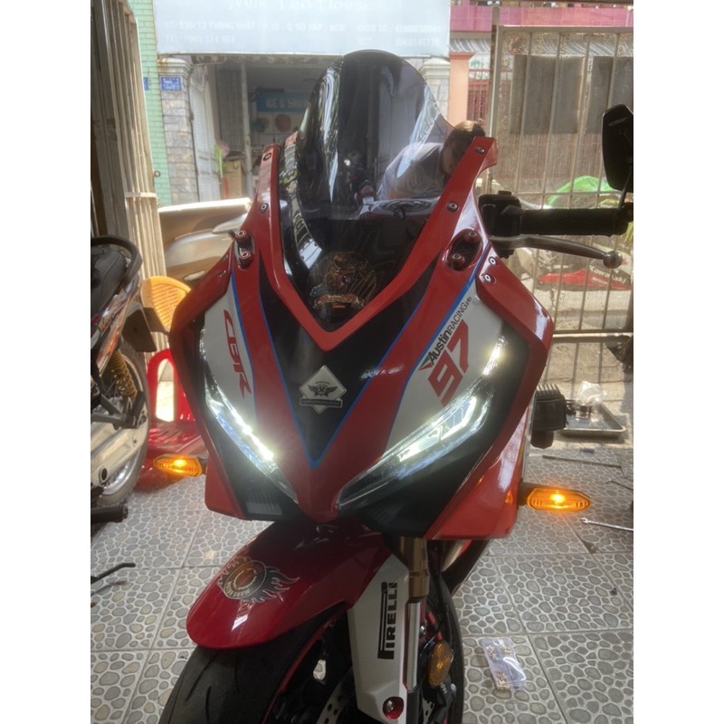Miếng dán nắp bình xăng cho xe cb/cbr650r/f Cbr250rr Cbr500r Cb500x/f