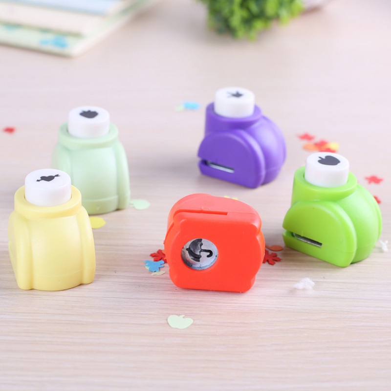 Dụng Cụ Bấm Lỗ Giấy Mini Diy Cho Trẻ Em