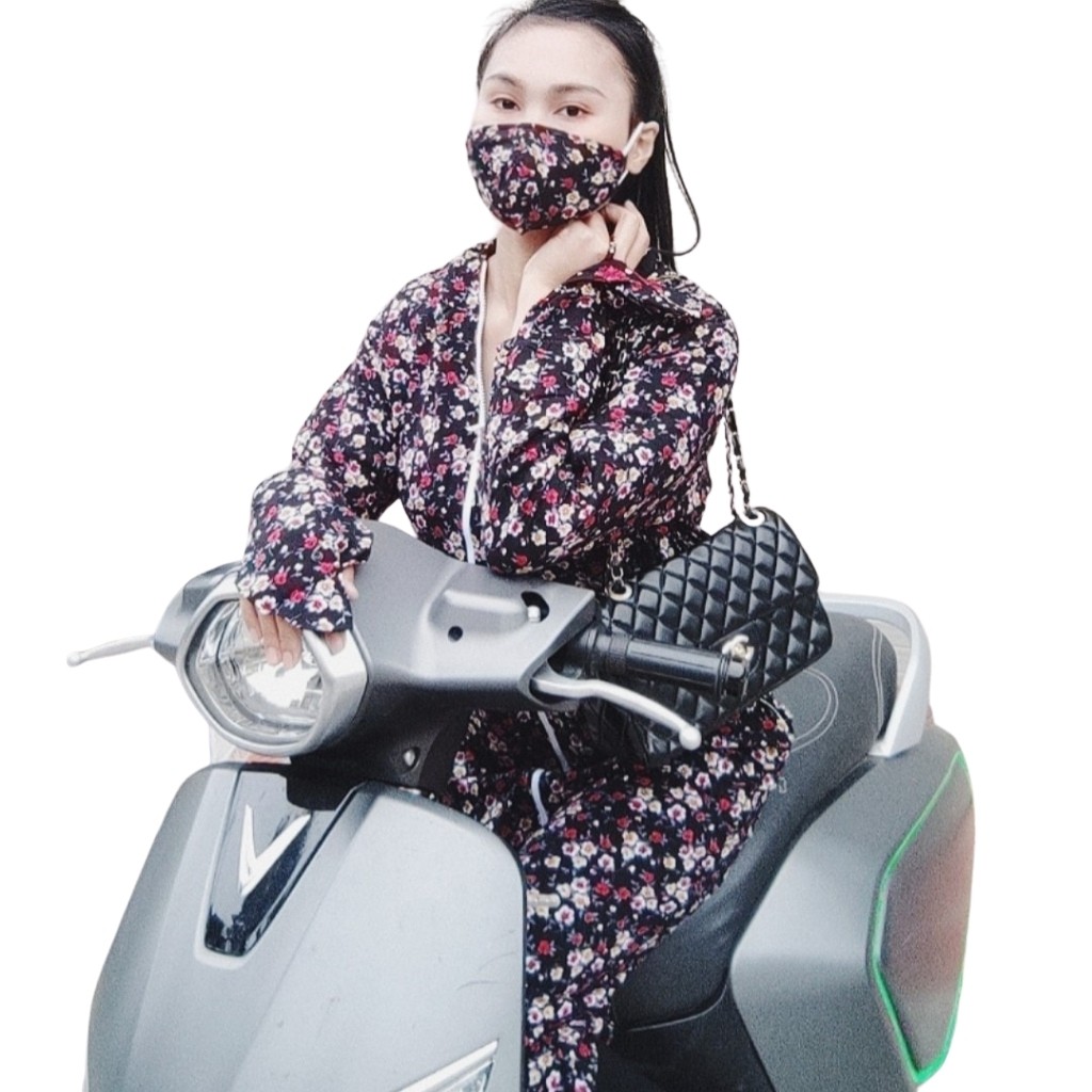 áo chống nắng nữ toàn thân vải lanh nhung 2 lớp 2 mặt dày dặn - shop ku thóc | BigBuy360 - bigbuy360.vn