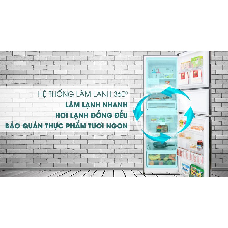 Tủ lạnh Electrolux EME3700H-H 3 cánh 340L Inverter Điện Máy Hải Đăng HN