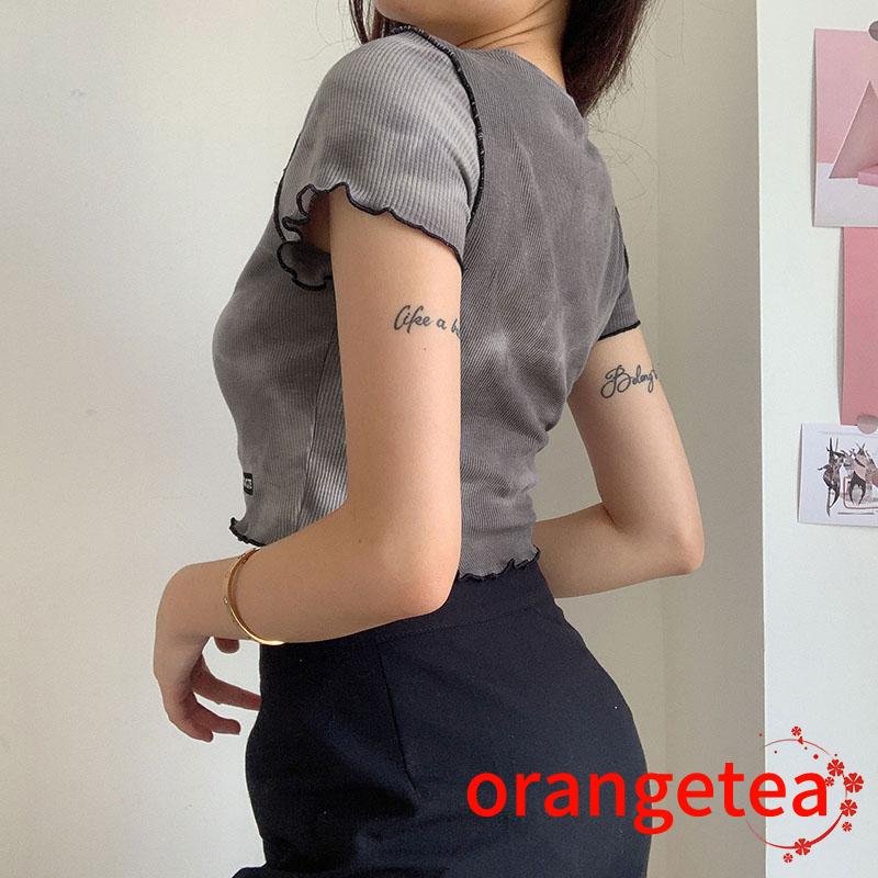 Áo croptop tay ngắn thiết kế cột dây kiểu sợi xích thời trang quyến rũ cho nữ | BigBuy360 - bigbuy360.vn