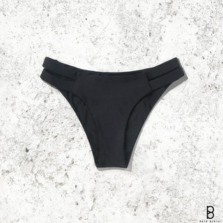 Quần bơi BOLD BIKINI màu đen dây đôi bản to hai bên hông