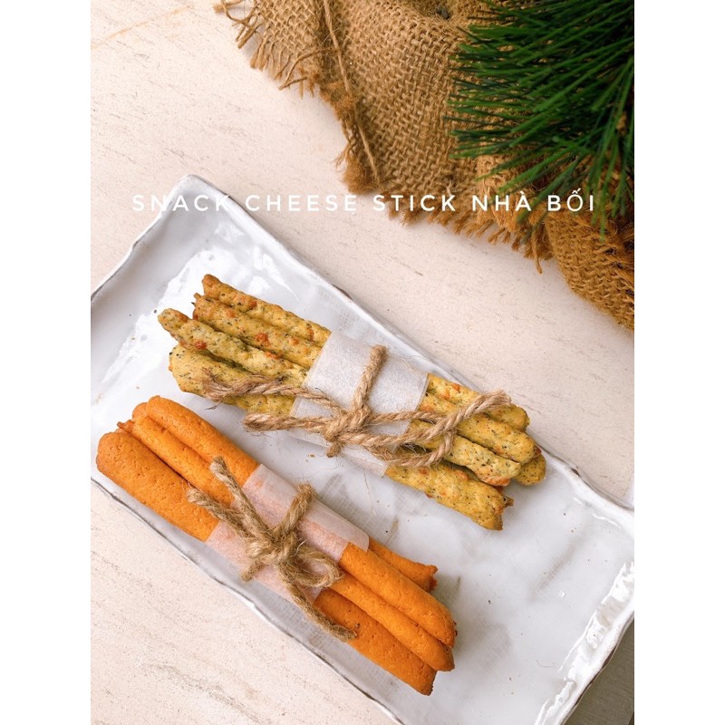 snack phô mai ( cheese stick ) bánh ăn dặm 200g cho bé trên 1 tuổi