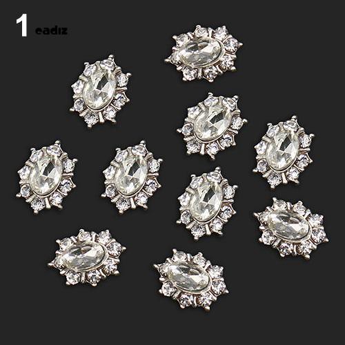 Bộ 10 miếng đính trang trí móng tay xinh xắn