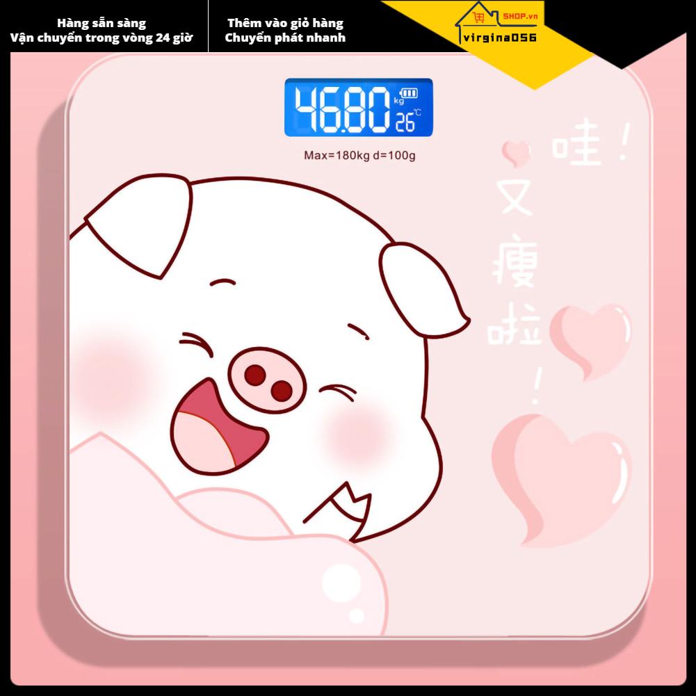 Virgina056 Cân kỹ thuật số Kính cường lực Đo lường chính xác thông minh để sử dụng tại nhà