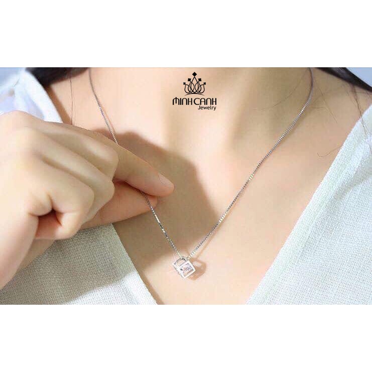 Dây Chuyền Bạc Ta Minh Canh Jewelry - Hình Lập Phương
