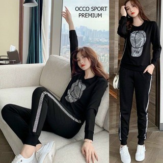 [CAO CẤP] Bộ đồ thể thao đính đá TT503  [HÀNG XUẤT NHẬT-HÀN QUỐC]