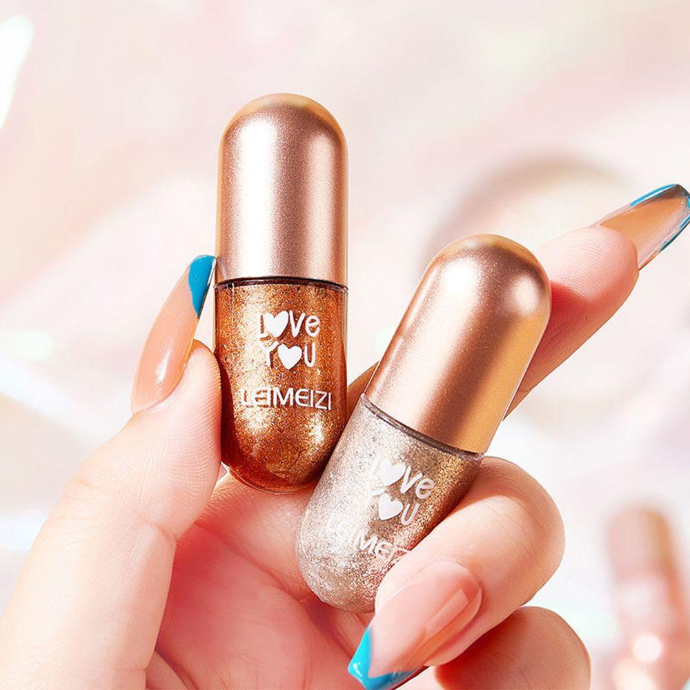 Phấn Mắt Kim Tuyến Lấp Lánh Chống Thấm Nước Thiết Kế Hình Viên Con Nhộng Nhỏ Gọn