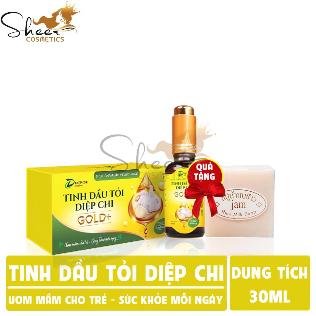 Hỗ Trợ Trị Ho, Cảm, Sổ Mũi, Nghẹt Mũi - Dầu Tỏi Diệp Chi Gold +