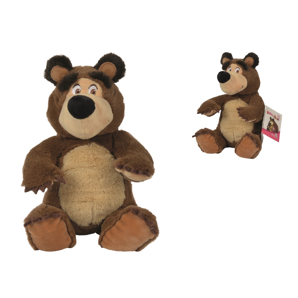 Đồ Chơi Gấu Hạt Đậu MASHA AND THE BEAR Masha Bean Bag Bear 109301034 (20 cm)