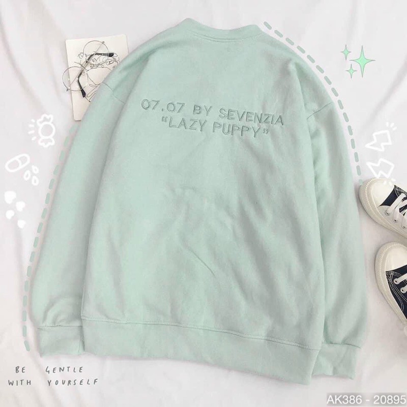 Áo Khoác Cardigan Nỉ Bông Thêu Chó Form Rộng Unisex Áo Khoác Nỉ Nữ Cardigan Nữ Cài Nút THÊU CHÓ - AK3386 | BigBuy360 - bigbuy360.vn