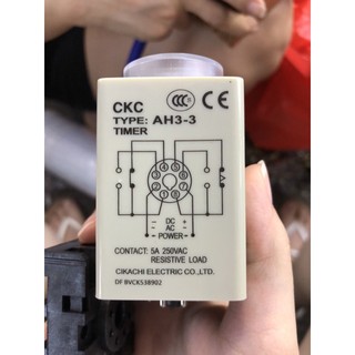 [VN] Rơle (relay) trễ thời gian 60s CKC AH3-3 (không kèm đế)