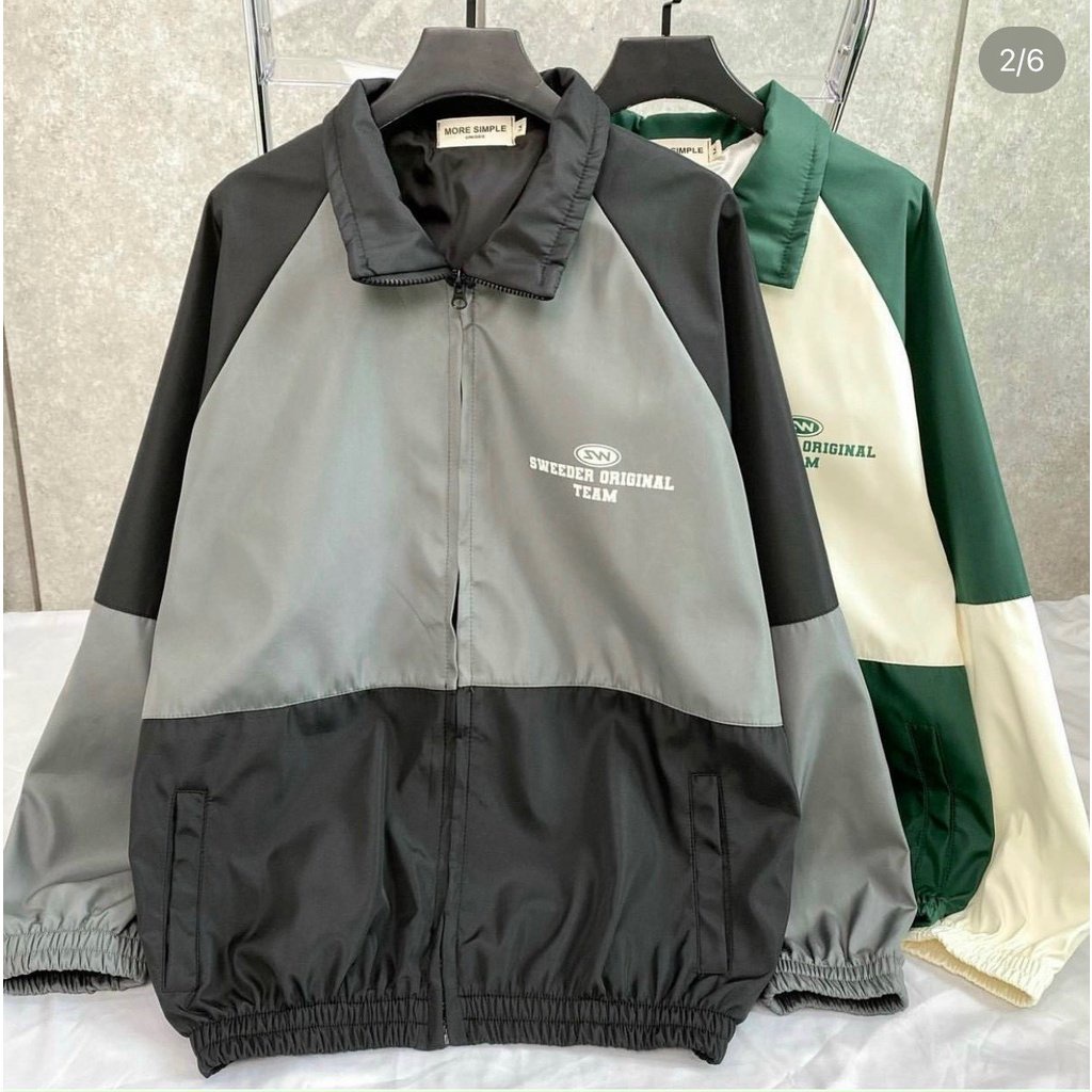 Áo Khoác gió Sweeder Original màu hottrend, áo khoác dù nam nữ chống nắng chống tia UV
