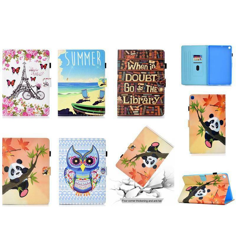 For Samsung Galaxy Tab A 10.1 2019 SM-T515 SM-T510 PU Leather Case Butterfly Cover