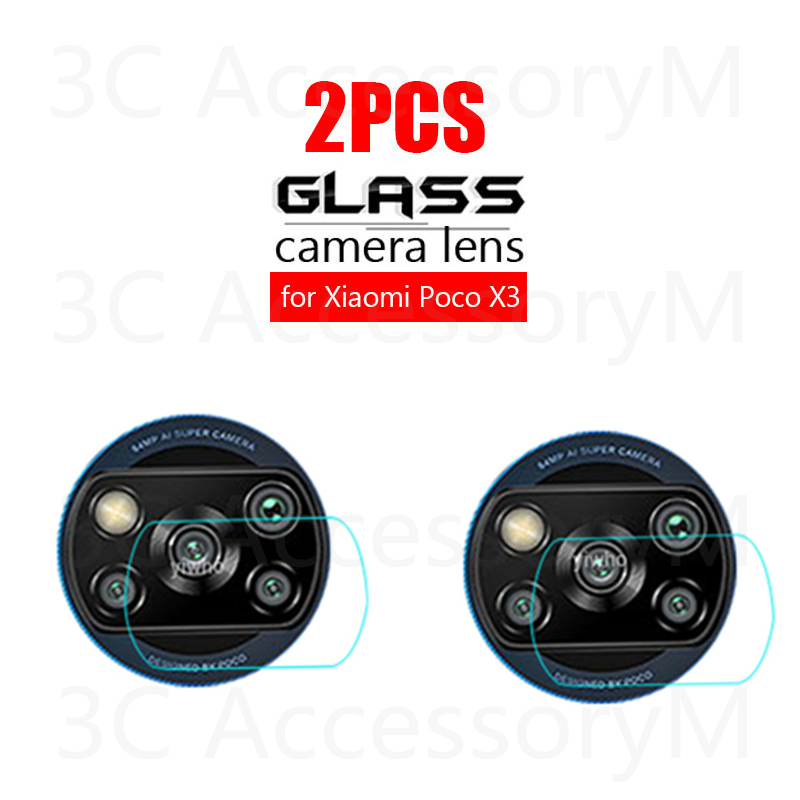 1Pcs Glass Wool Camera For Xiaomi Poco X3 Glass Camera Protector On Xiaomi Poco X3 Xiaomi MI 10T proPoco X3 X3 Xiaomi X3 Mobile Phone Film