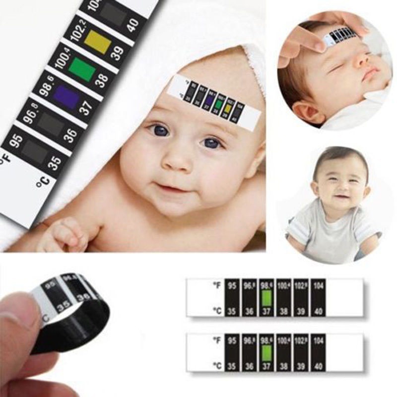 Thanh dán trán đo nhiệt độ cơ thể tiện dụng chất lượng cao