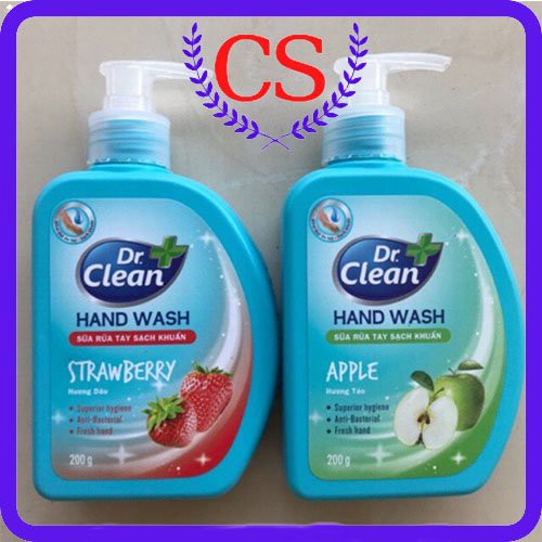 Nước rửa tay Dr.Clean 200ml