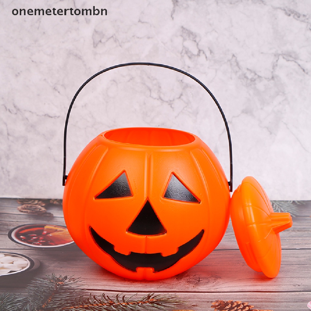 Bn Xô Nhựa Đựng Bí Ngô Trang Trí halloween