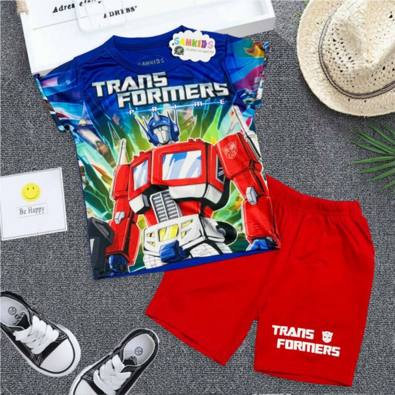 Bộ transformer cho bé trai SAMKIDS size 11-15