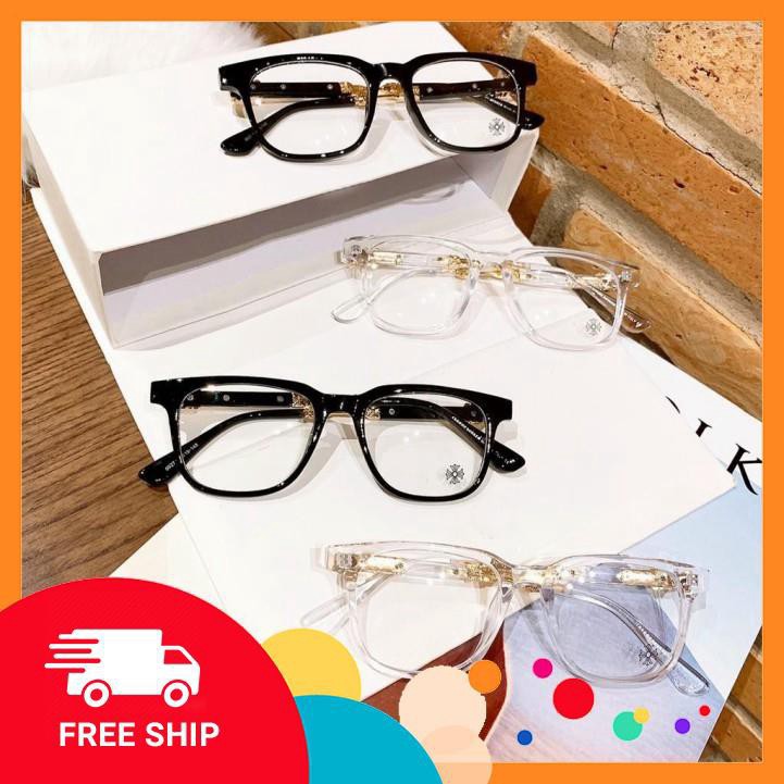 Gọng kính cận cao cấp GV128 🕶 FREESHIP XTRA 🕶 Kính gọng vuông chống ánh sáng xanh