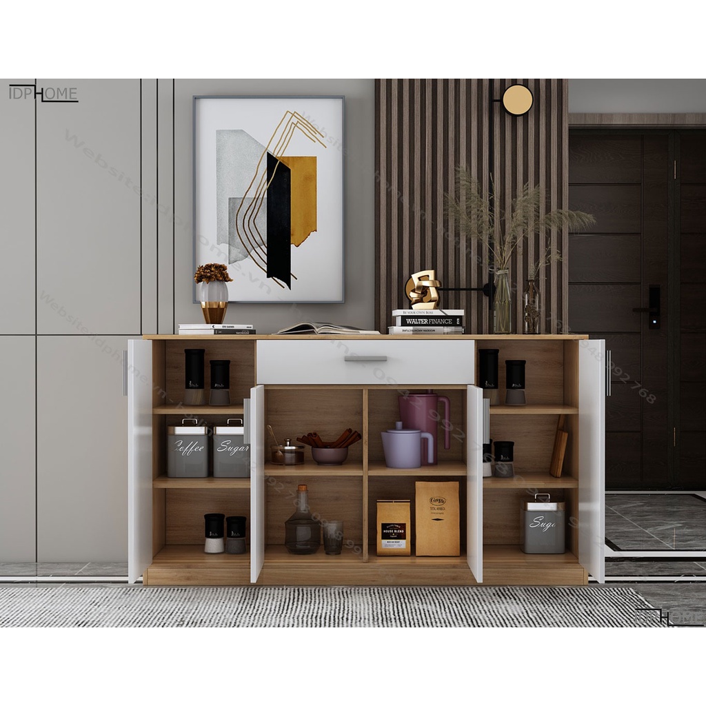 Tủ đựng đồ đa năng bằng gỗ công nghiệp cao cấp TD6805