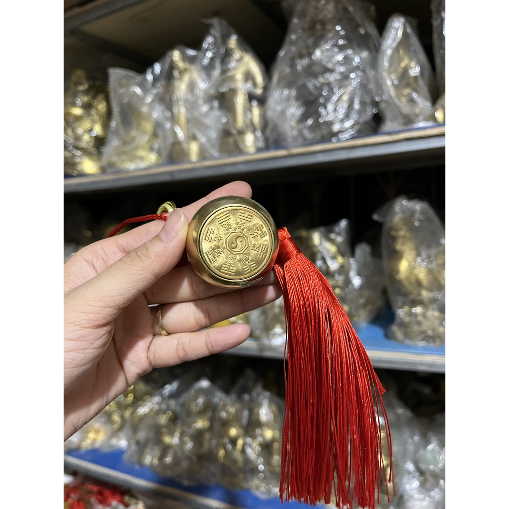 Hồ Lô Móc Treo Bằng Đồng Trừ Tà Hóa Sát Vật Phẩm Phong Thủy