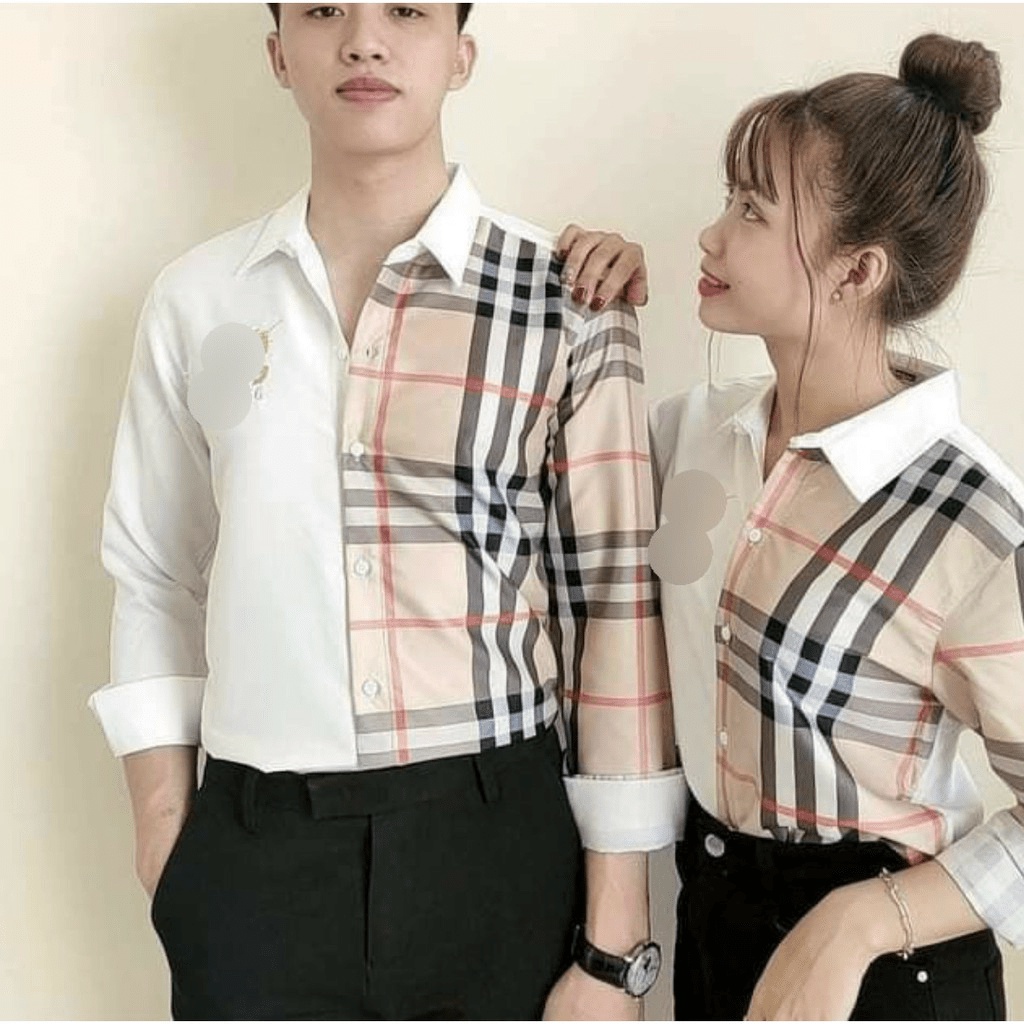 Áo sơ mi cặp đôi CỰC ĐẸP HOẠ TIẾT CARO DÀNH CHO CÁC CÁC BẠN TRẺ KB FASHION