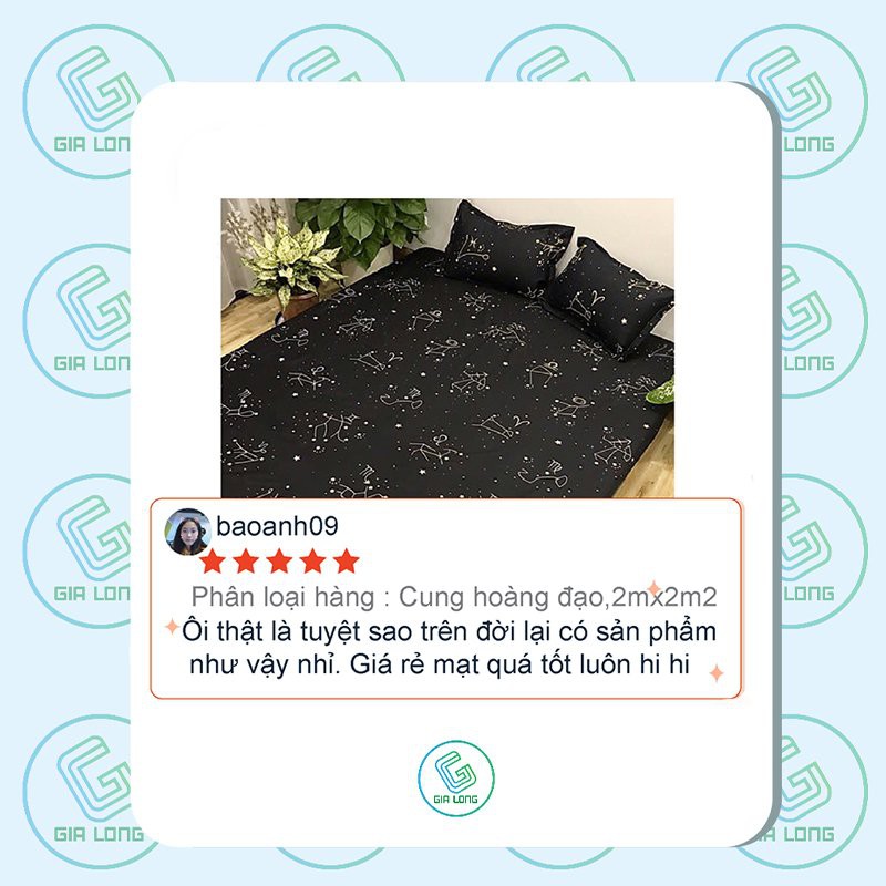 Bộ ga gối 💖m6/m8💖 drap giường poly, ga trải giường + 2 vỏ gối nằm đơn giản Gia Long Home