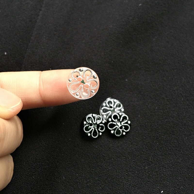 SÉT 10 nút sơ mi 2 lỗ cao cấp size 1.2mm