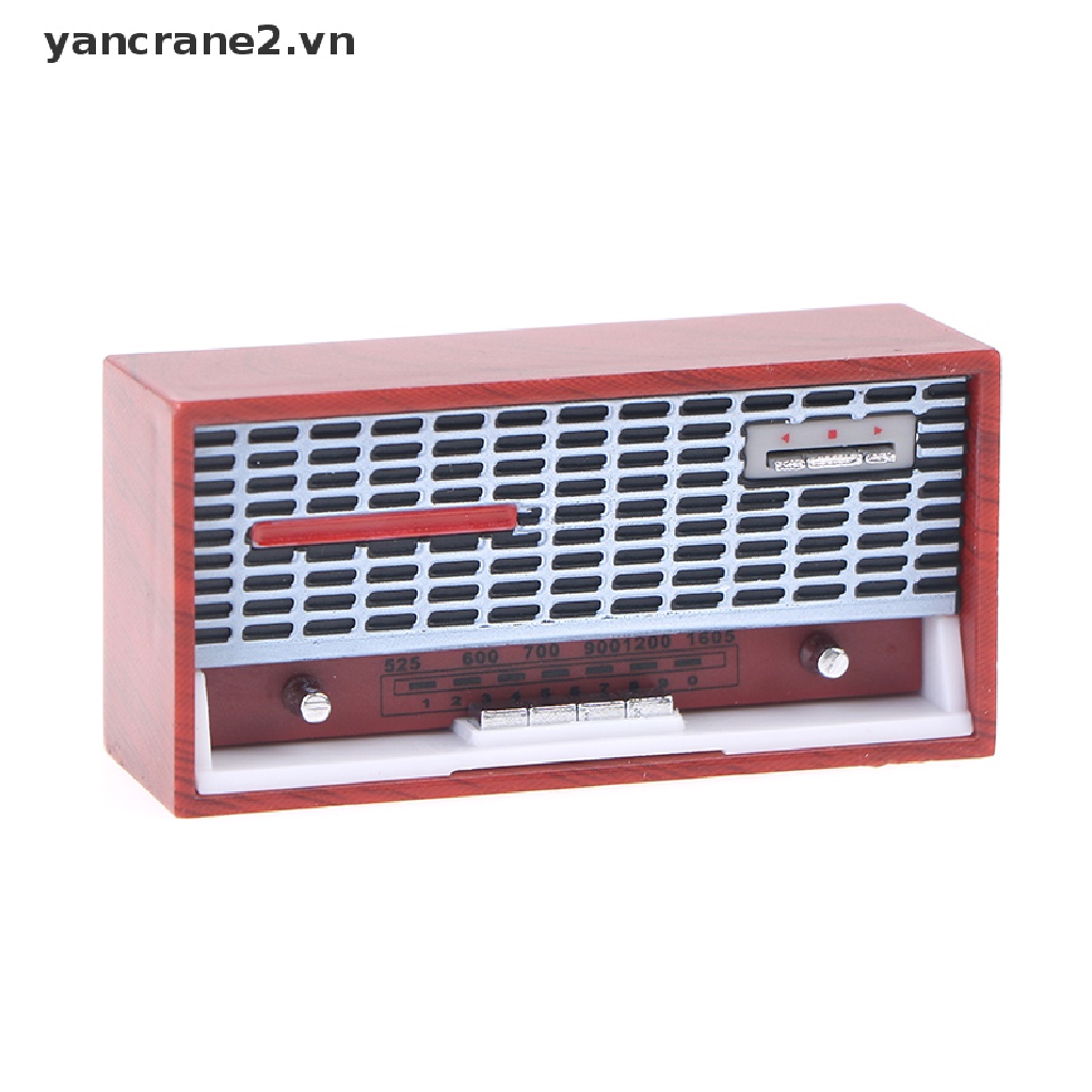 Mô Hình radio Đồ Chơi Mini Hoài Niệm Trang Trí Nhà Búp Bê {yancrane2.vn}