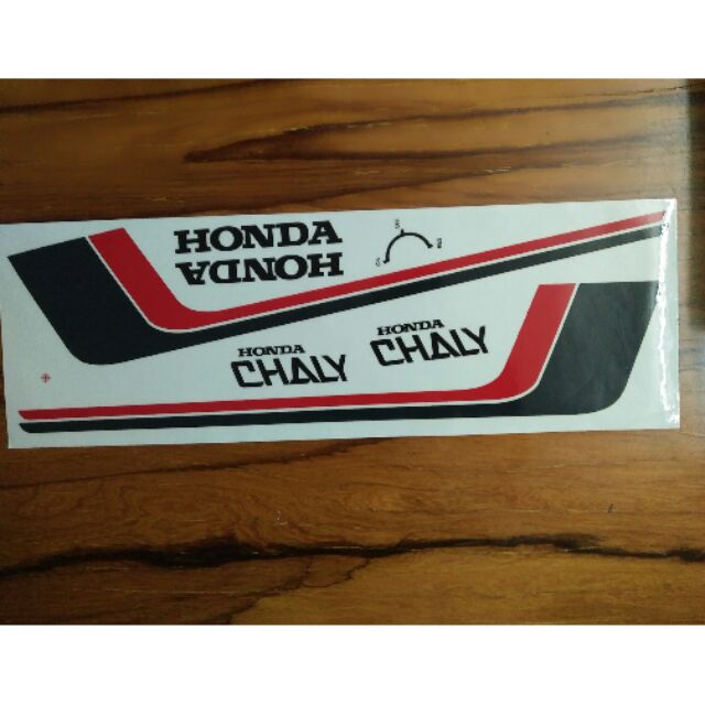 Bộ tem honda Chaly màu đỏ