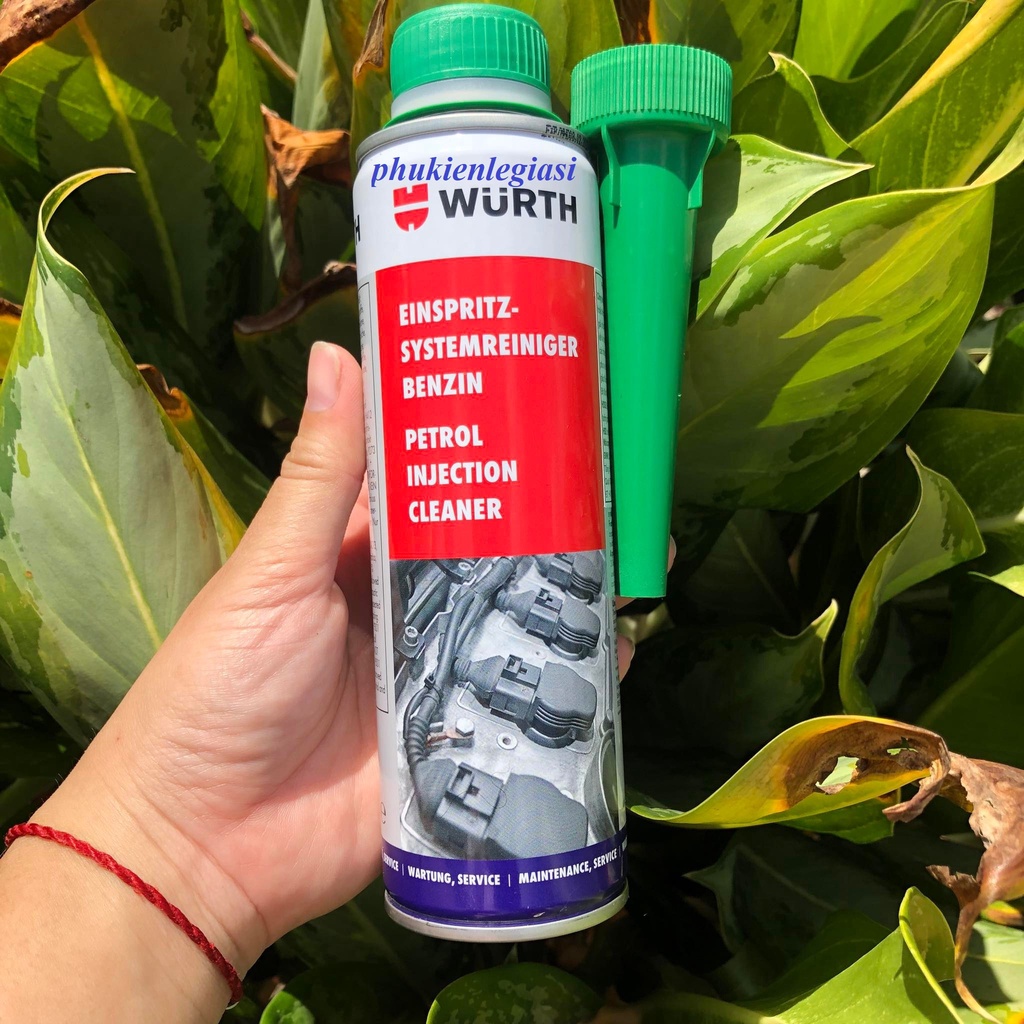 Súc Béc Xăng Wurth Petrol Injection System Cleaner 300ml cho xe Oto Nhập Khẩu Đức