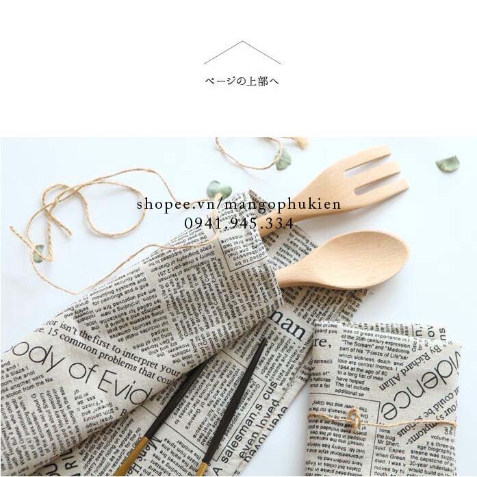 Vải in tờ báo hỗ trợ chụp ảnh trang trí decor