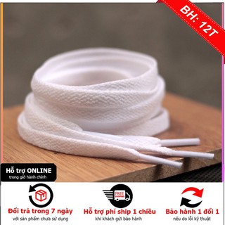 Dây Buộc Giày Màu Trắng dài 120cm cho giày thể thao