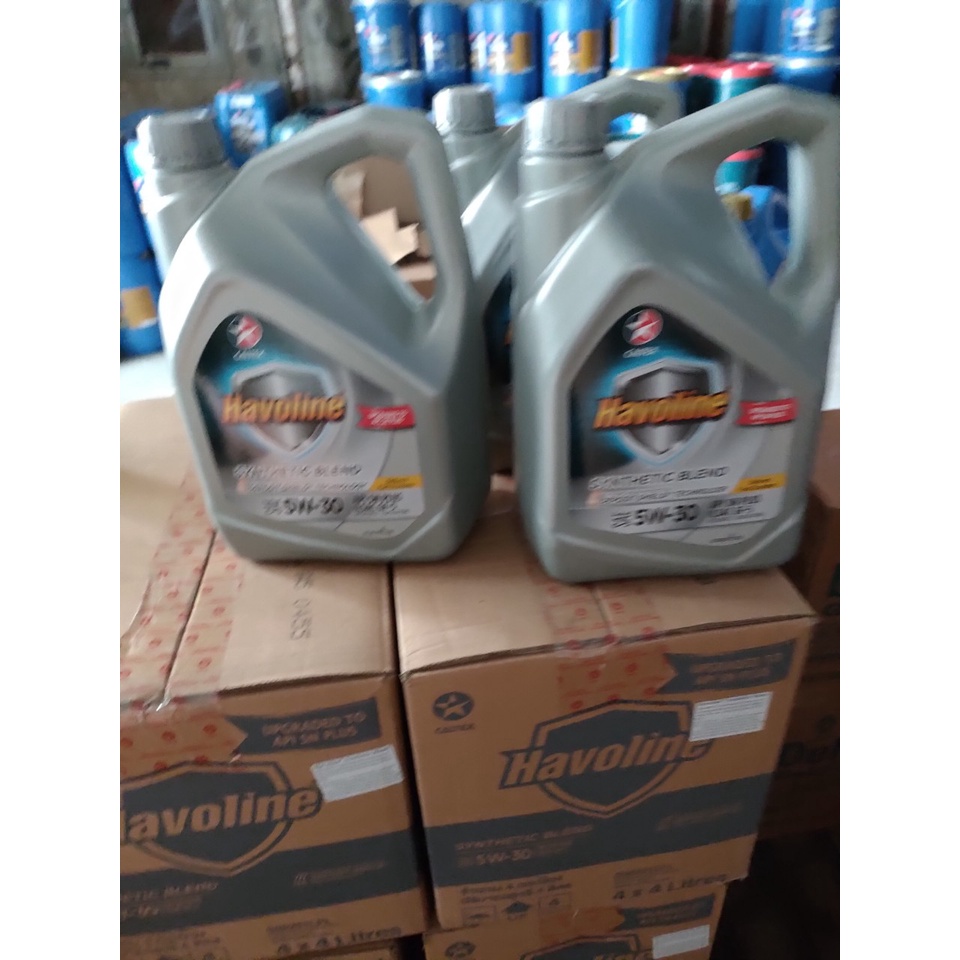 Nhớt động cơ xe ô tô Havoline® Synthetic Blend SAE 5W-30 / 4L