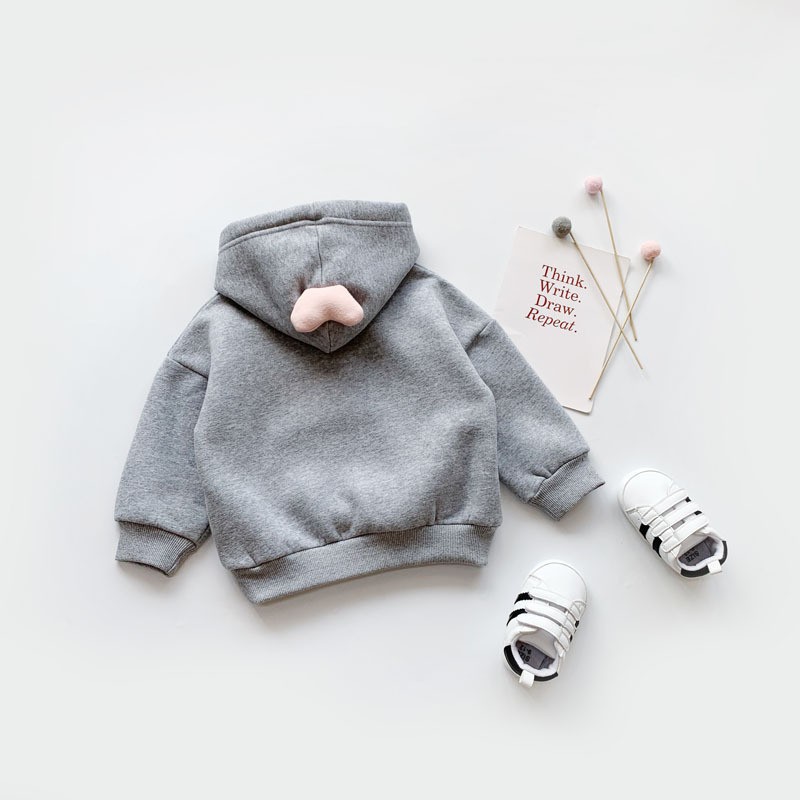 [XẢ KHO] AN4⚡(Size90-140)9-27kg⚡Áo hoodie nỉ bông cho bé gái⚡Thời trang trẻ Em hàng freeship